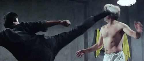 Gif Bruce Lee dans Le Jeu de la mort
