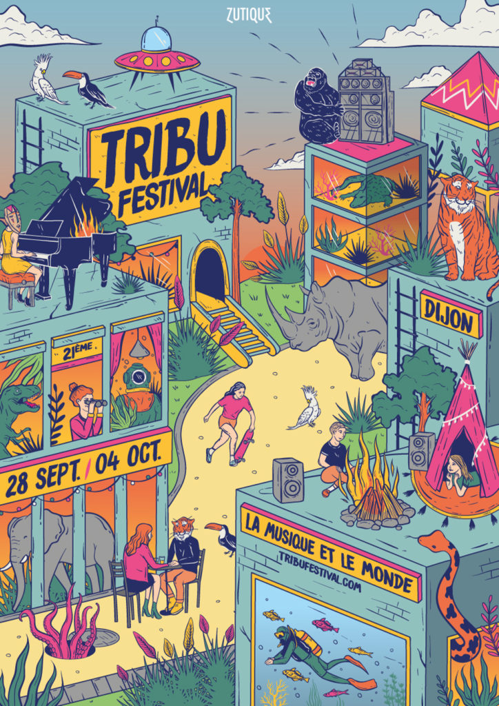 Illustration pour le Tribu Festival de 2020