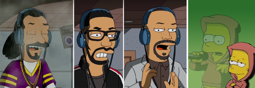 les simpsons et le hip hop